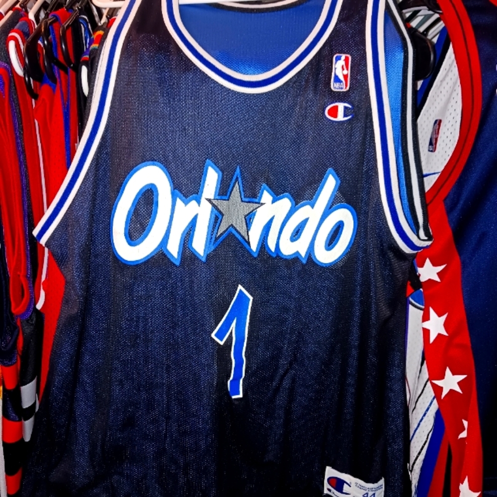 Anfernee Penny Hardaway Reversible Champion Jersey sz 44